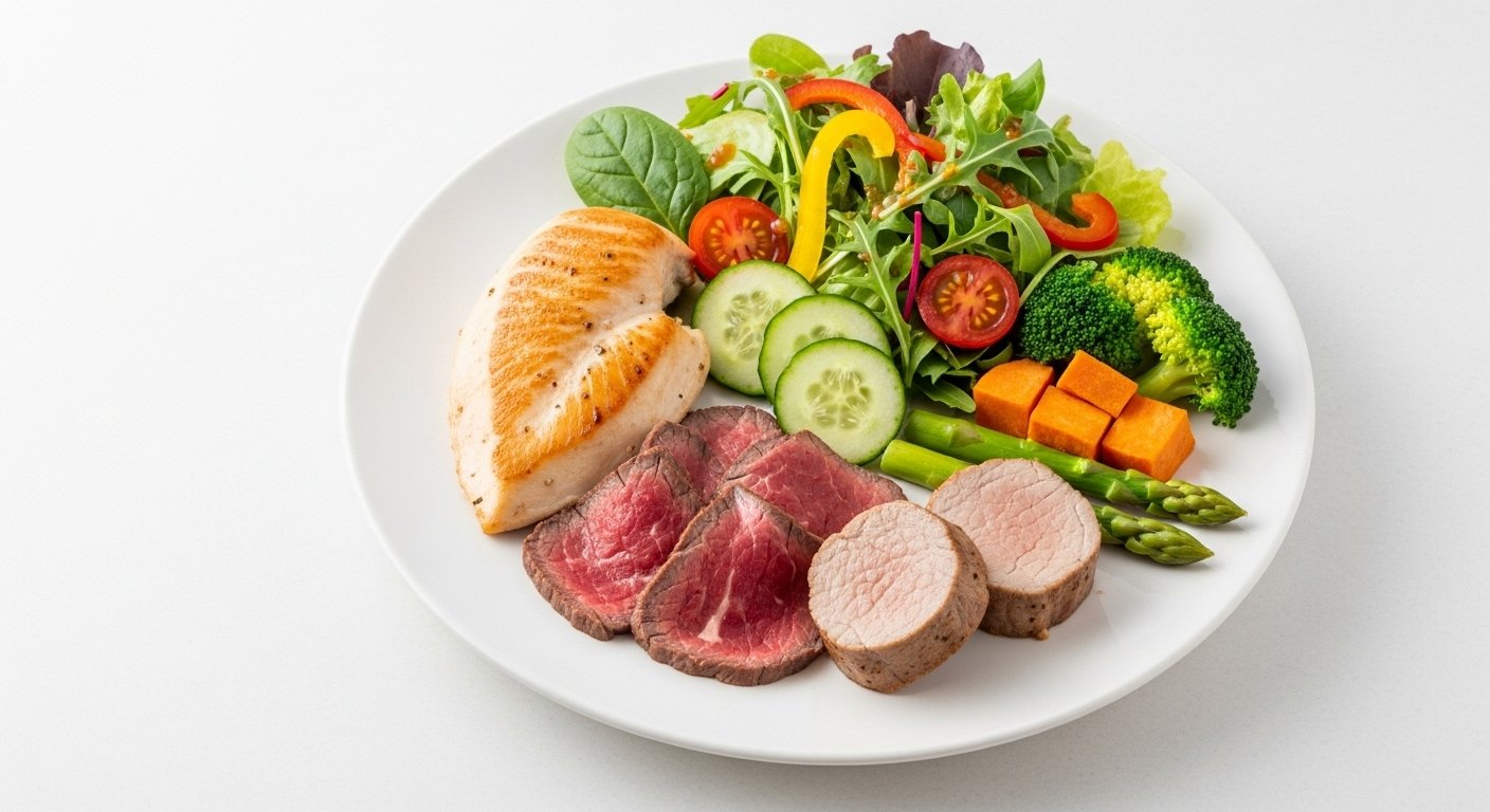 Gesunde Ernährung mit Fleisch